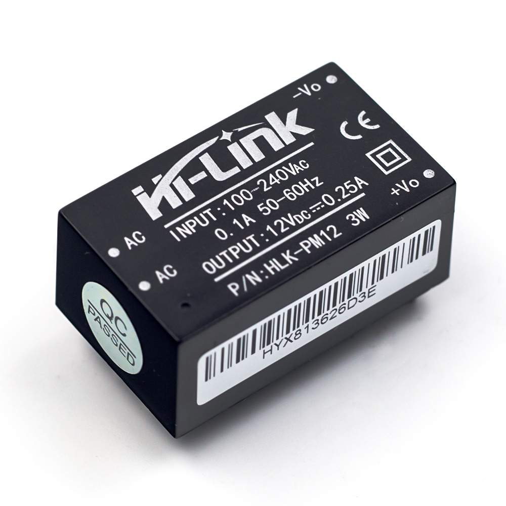 Преобразователь напряжения HLK-PM12 AC-DC 220-12в